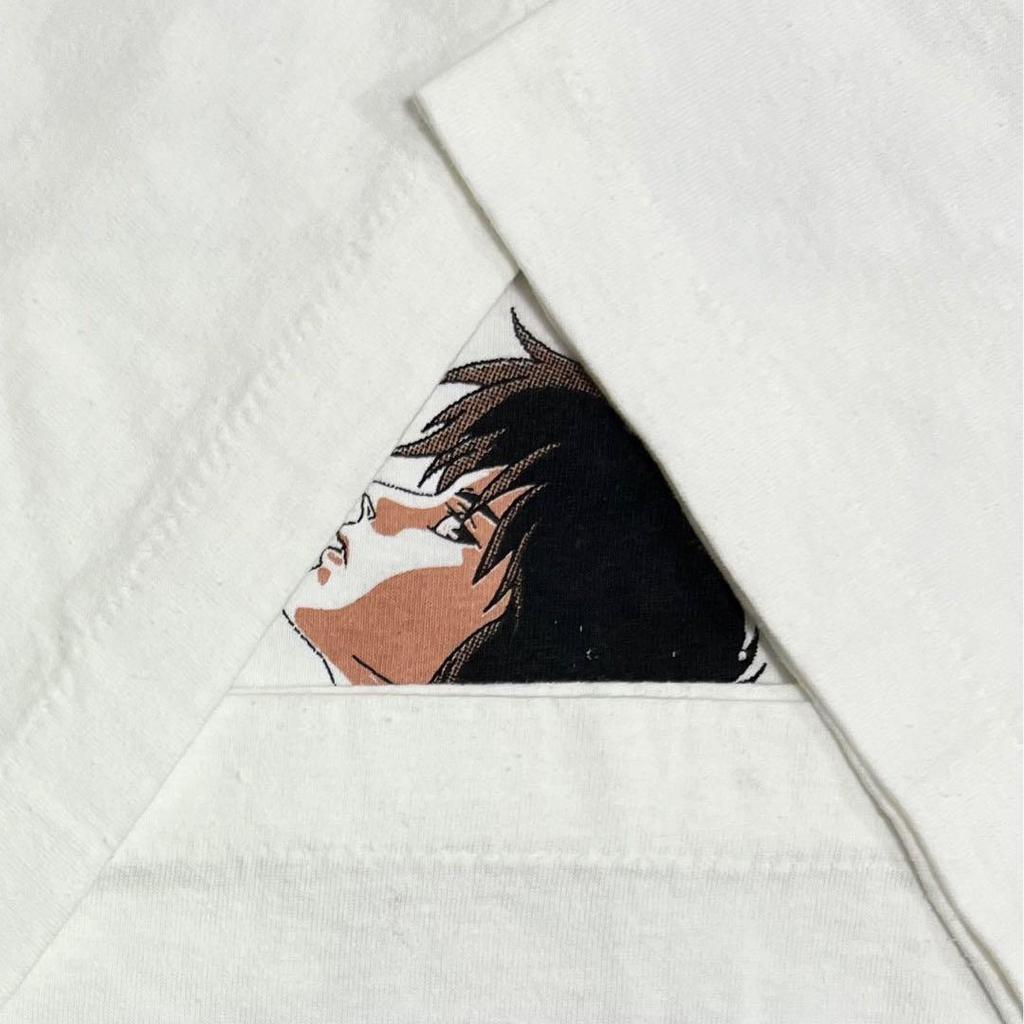 [USED] Ghost in the Shell Motoko Kusanagi Double-Sided Print Anime T-Shirt, Used, Size L, White