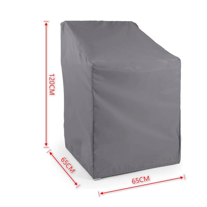 Waterproof Chair Cover for Stacking Garden Furniture 65x65x70x120cm UV Protection