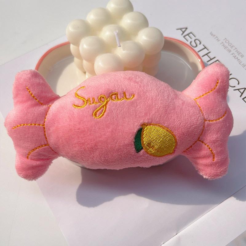Pet dog grinds teeth cat relieves boredom and is resistant to biting candy plush sounding teddy dog toy relieves boredom artifact cat supplies
