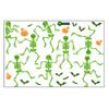 Adesivos de parede luminosos de Halloween, caveira, morcego, abóbora, decalques de papel de parede removíveis, lembrancinhas para festa, acessórios para portas e janelas