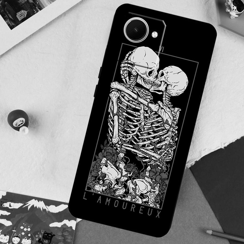 Death Tarot For Realme GT 7 Pro GT 6 5 6T 10 11 12 13 14 Pro Plus C61 C53 C51 C21Y C25S C75 C55 C67 Case