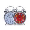 4-inch Electroplated Silver Metal Ringing Alarm Clock Student Luminous Clock Bedside Alarm Clock