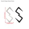 Flat S Hook Durable Hanging Hooks Hanger Outdoor Storage Travel Camping Hiking Gardening Tools Item Organizer