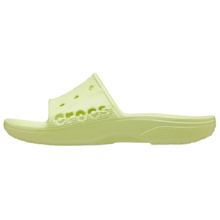 Crocs Baya 2 Lightweight Commuting Outdoor Casual Comfort EVA Anti-Abrasion Slippers Unisex Green