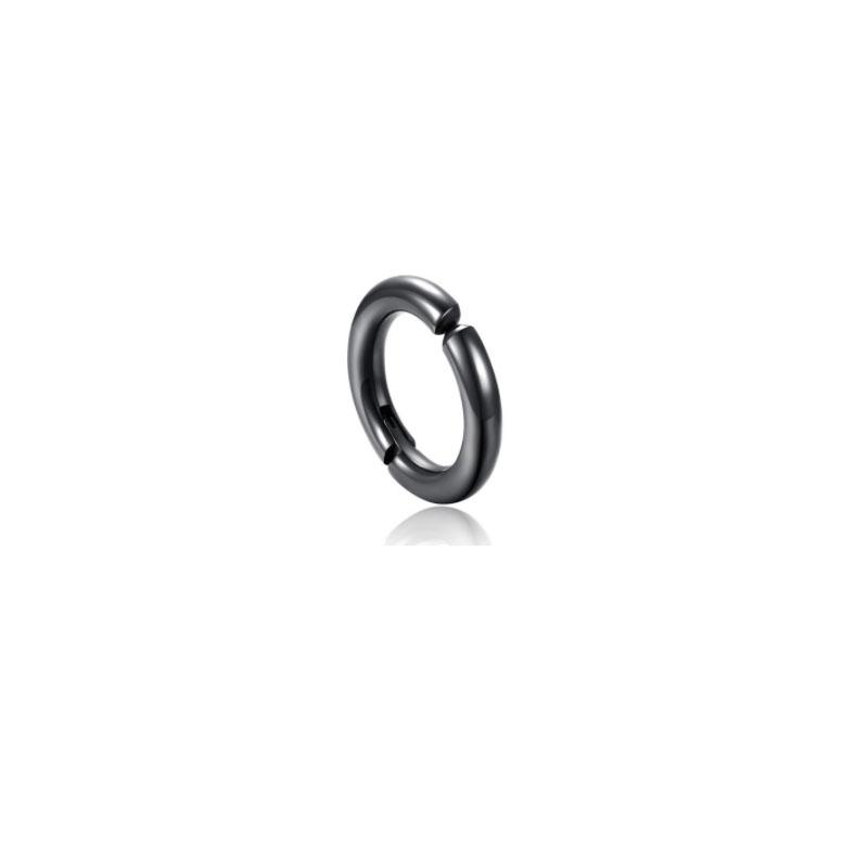 1-15 Pieces Clip On Earrings Set for Men Stainless Steel Black Fake Piercing Earring Mens Hoop Non-piercing Earrings