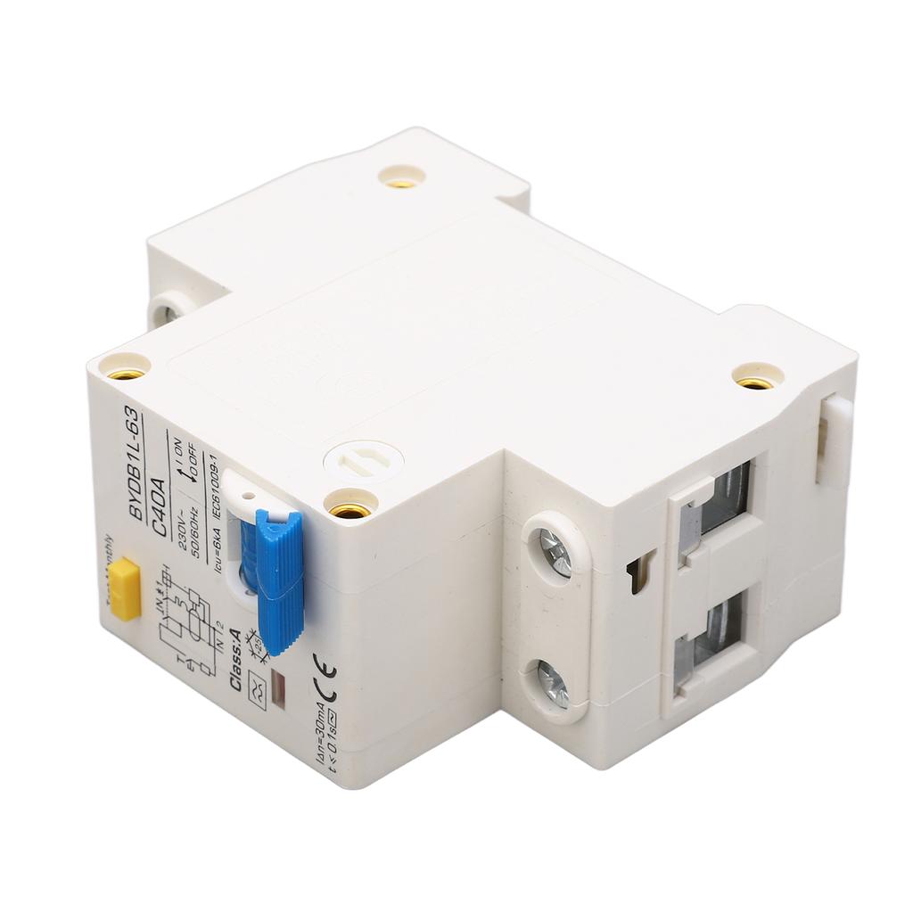 A Type Leakage Protection Switch 40A 30mA Single Pole N Household Miniature Circuit Breaker 230V
