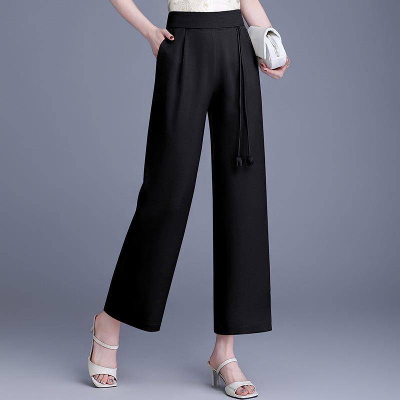 2026 Trendige High-Waist Weitbeinige Hosen für Frauen mittleren Alters: Lässige, stilvolle, verjüngende Frühlingsmode