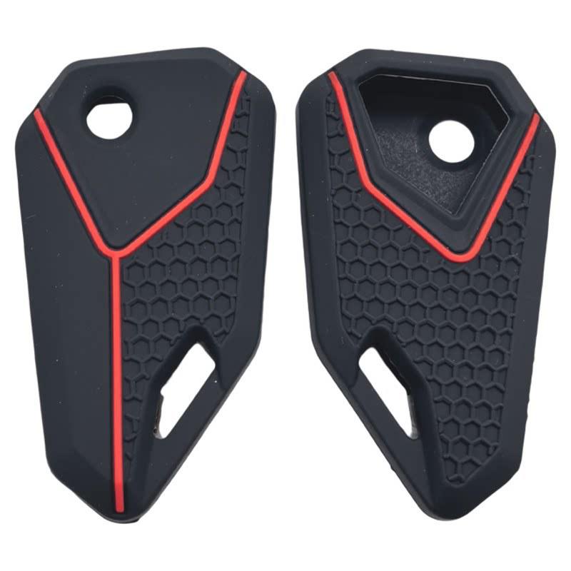 Soft Silicone Protective Cover for Motorcycle and Electric Vehicle Folding Keys чёрный