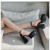 Super High Heels, Children's Beige Toe, Mary Jane's Thick Heeled Sandals, Wedding Shoes