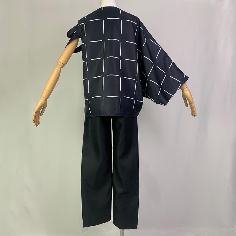 Mahito Cosplay Kostüme Perücke Oberteil Hose Anzug Halloween Kostüm für Männer Karnevalsparty Mahito Set für Comic Con