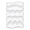 5Pcs Wave Rulers Quilting DIY Patchwork Tools Multipurpose Professional Stencils