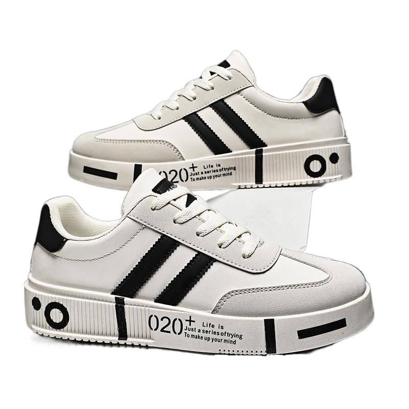 Men's shoes 2025 spring new trend platform versatile casual fashion men's low-top Korean version breathable sports shoes