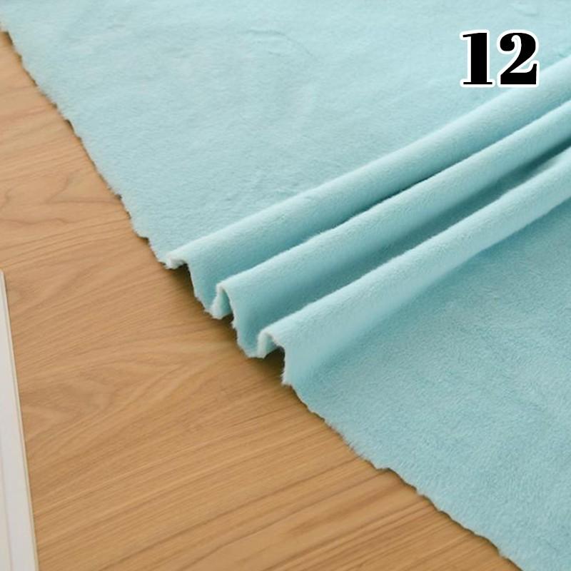 30x50cm Teddy Short Plush Fabric Elastic Doll Pillowcases Toys Diy Sewing Cloth Velvet Plush Handmade Sewing Quilting Fabric