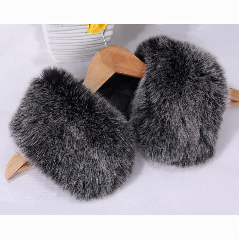 Límec Liščí kožešina Šála Zimní Luxusní Nadýchaná Šála Udržuje Krk v Teple Ženy Muži Huňaté Čtvercové Šály Doplňky ke Kabátu