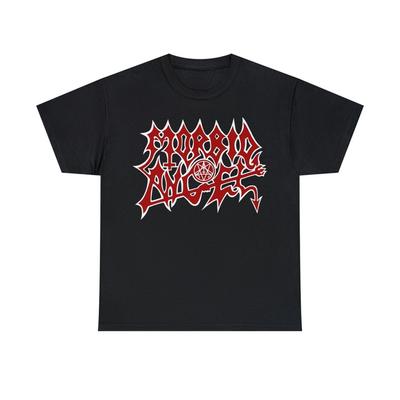 230 Gsm 100% Cotton Morbid Angel T Shirt Death Metal Cannibal Corpse Deicide Obituary Suffocation Carcass Dying Fetus Unisex Heavy Cotton T Shirt