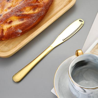1pcs  Butter Knife 430 Stainless Steel Cutlery Cheese Knife Cream Decorating Knife Butter Knife Baking Scraper