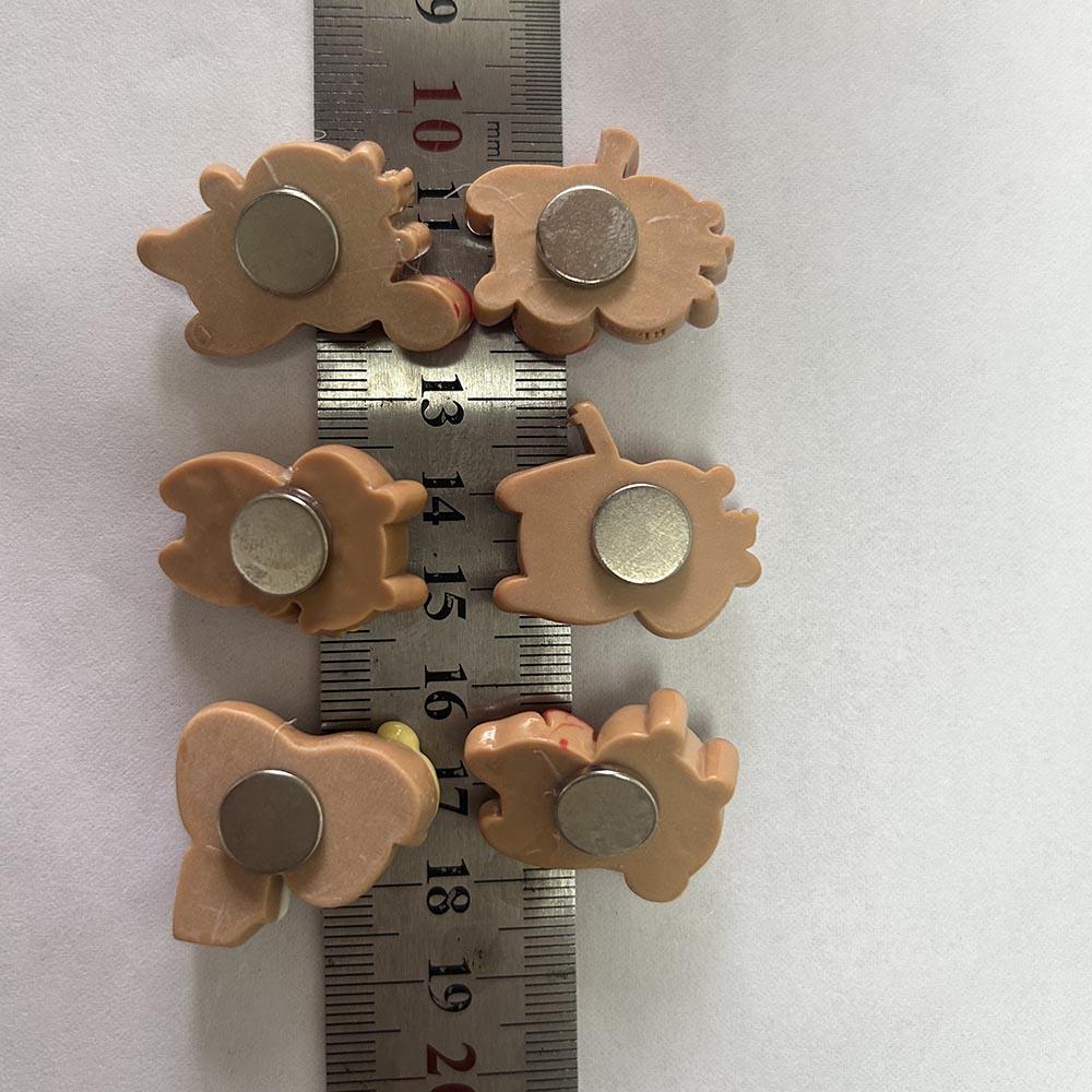 6PCS DIY Refrige Magnet Capybara Cartoon Magnets Nordic Personalized Home Decor Whiteboard Po Message Board Home