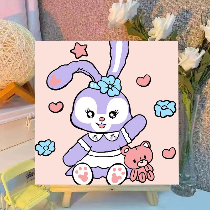 Crayon Shin-chan DIY Acrylic Colorful Kids' Healing Decorative Painting Set