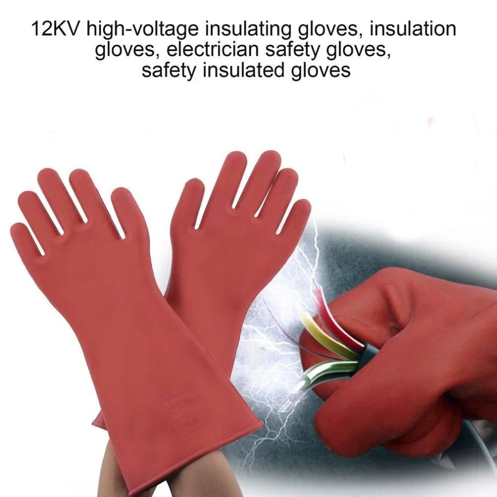 1 Pair Breathable Anti-Electricity Gloves Anti-electricity Protect Work Gloves  Electrical