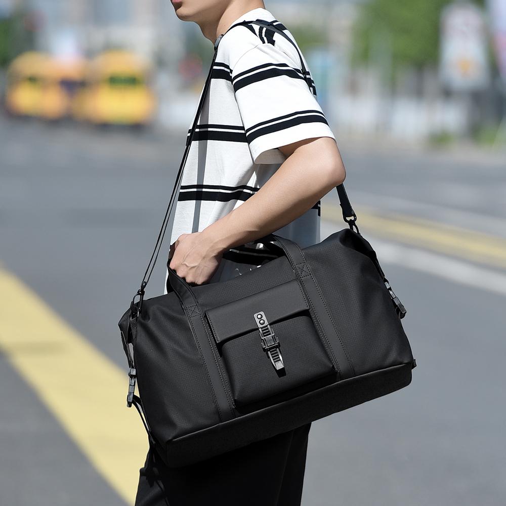Luggage Bag Large Capacity Strong and Durable Business Travel Luggage Bag Solid Color Short-Distance Travel Bag