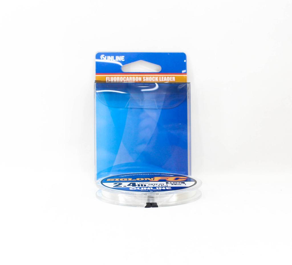 Sunline Fluorocarbon Leader Siglon FC 100% 30m 2.4lb Diameter 0.128mm (8111