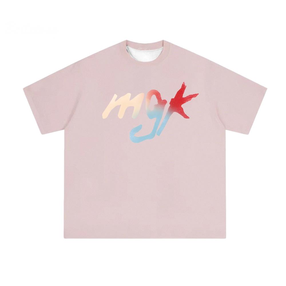 Mgk Xx Machion Gun Kelly Rapper's Same Style Sleeve Comfortable HipHop Tops Harajuku Summer Tee GANSTA GHETTO Swag T-shirt