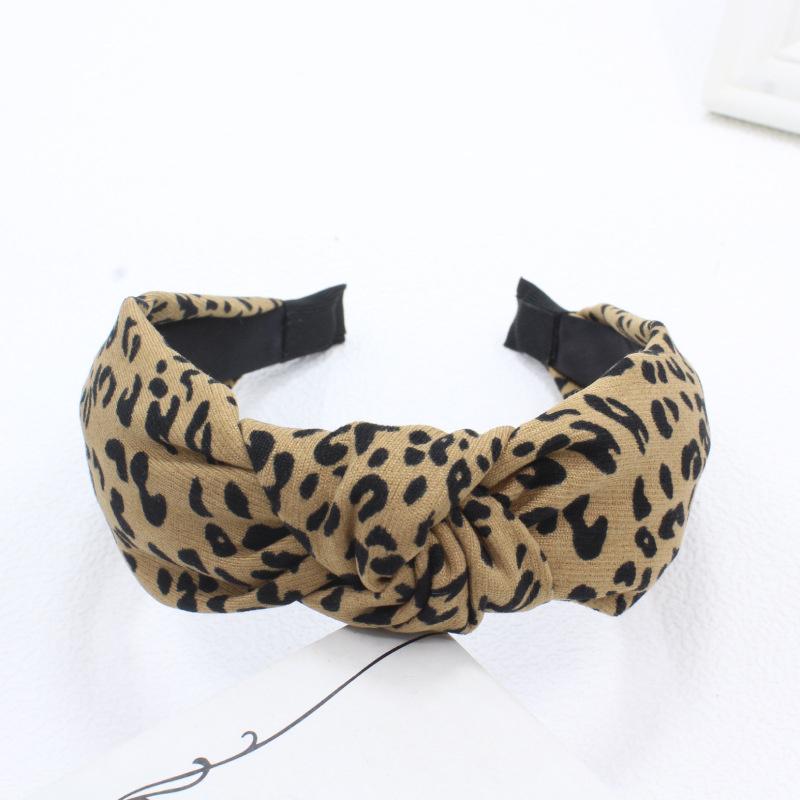 

Минималистичный женский головной убор Шикарная повязка на голову в горошек, леопардовый, зебровый принт для женщин, леди, для шопинга, умывания лица, обруч для волос, аксессуары