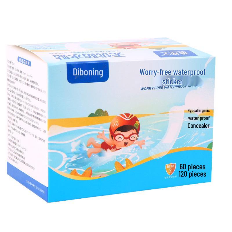Waterproof Anti-Blister Bath Stickers for Kids – Disposable, Transparent, and Breathable