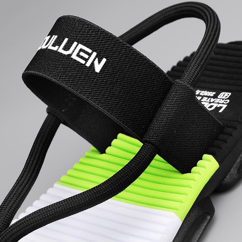 Summer Men's Sandals T-Strap Slippers Casual Flip Flops Beach Sandals for Male