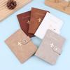 1Pc Id Holder With Airplane Clasp Pu Leather Travel Passport Cover Multiple Card Slots Passport Holder Unisex Travel Organizer
