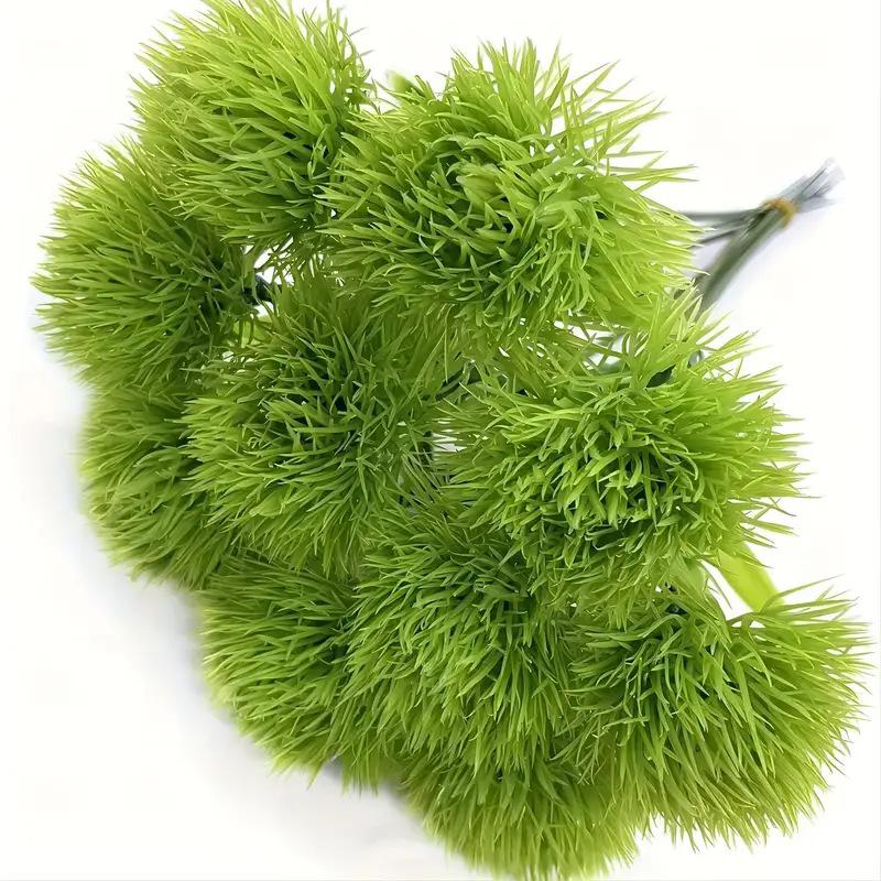 Simulated Flower Single Dandelion Plastic Flower European Style Scallion Ball Home Plant Ornament Flower Arrangement Garden