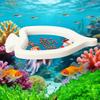 Aquarium Feeding Ring Fish Tank Station Floating Food Tray Feeder Accessories Fish Foods Feeder Floating  Tray With Suction Cup