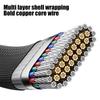 240W Magnetic Fast Charging Data Cable 20CM Short USB C Cable Mini Braided Cable Type C To Type C for IPhone 15 16 17 Samsung
