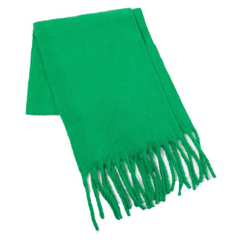New style solid color pulled hair thickened warm scarf women's winter fashion men's women's scarf scarf scarf shawl