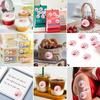 500 Stück Kirsch-Dankeschön-Aufkleber, Frucht-Klebeetiketten zum DIY-Umschlagversiegeln, Geschenkverpackung, Backen, Kuchen, Dessert, Basteln