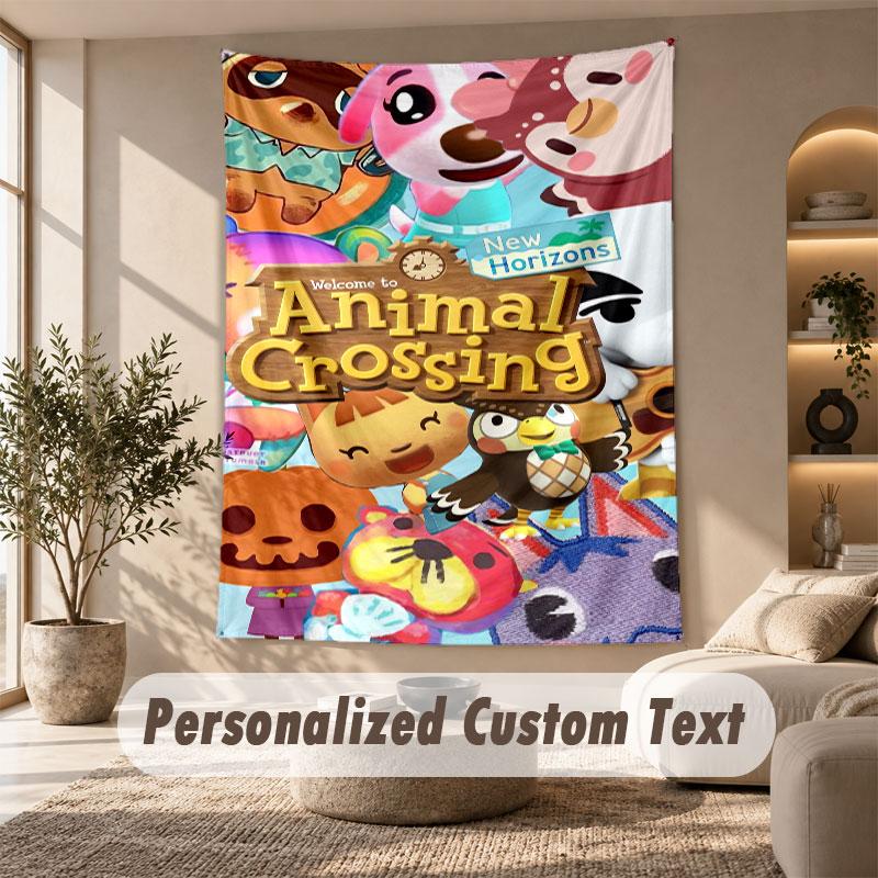 Wall Hanging Tapestry Art Cloth Bedroom Room Background DecorAnimal Crossing