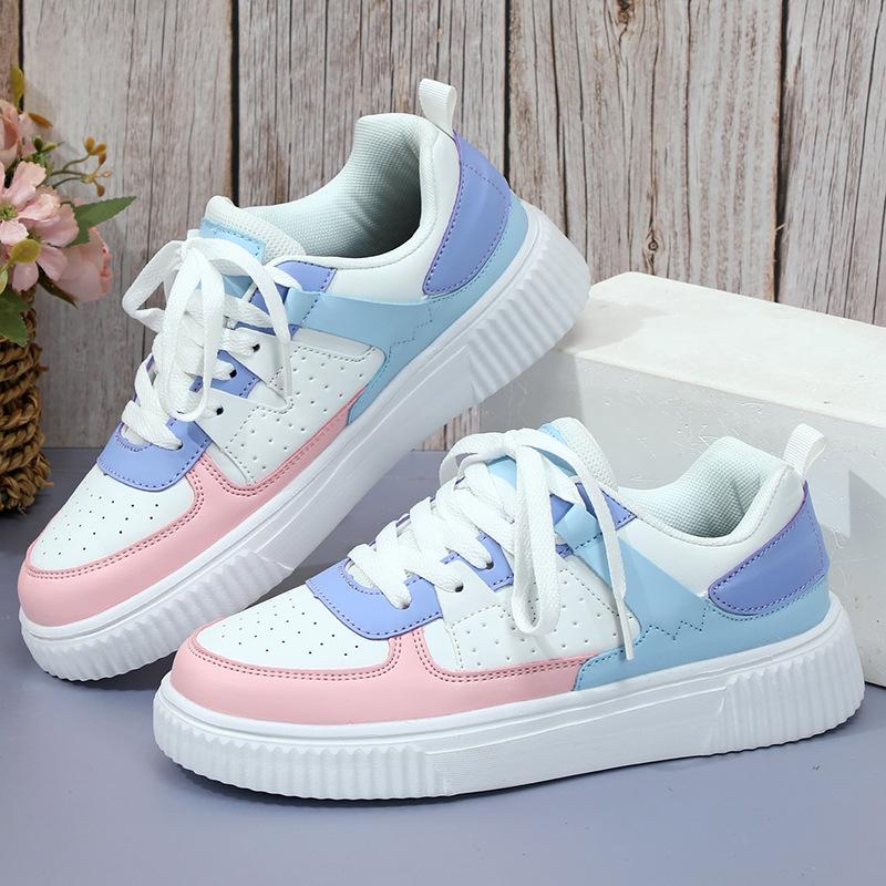 Women's Board Shoes Low-top Casual Sneakers Men PU Leather Running Walking Sports Shoes Classic Fitness Platform Shoes