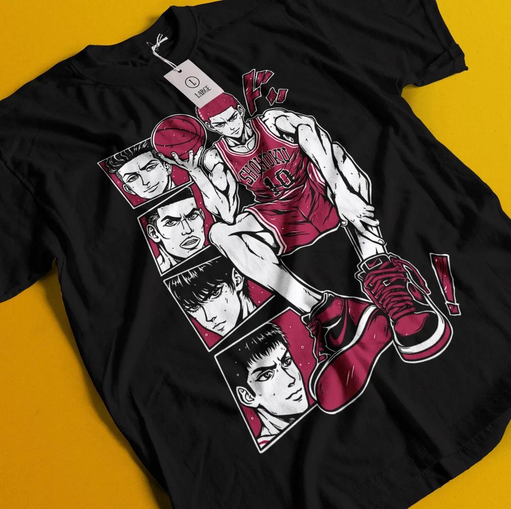 Slam Dunk Tshirt Slam Dunk Team Basketball Anime Hanamichi S