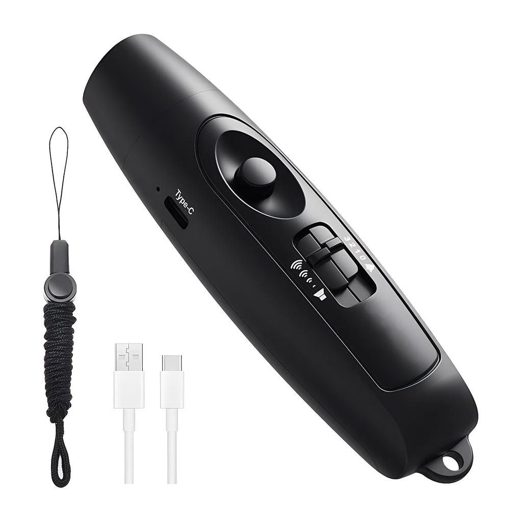 Electronic Whistle Basketball Football Referee Training Survival Whistle USB Rechargeable Emergency Safety Whistle with LED Lamp