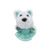 1Pc Cartoon West Highland Little Dog Plush Keychain Pendant Doll Bag Plush Pendant