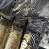 2023 Winter Unisex Korean Style Slim Black Gold Hooded Down Vest with Detachable Hood