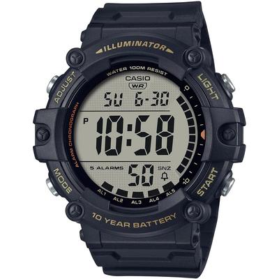 Standard Digital Watch AE-1500WHX-1AV / -1500WHX-3AV with Long Strap, Men's, Black / Military Green, Overseas Model [Parallel Import]