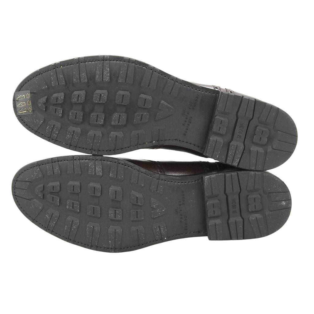 Makellose Dunhill Lederschuhe Wingtip Medaillon Full Brogue Braunleder Herren 42.5 Gebraucht