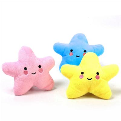Plush Starfish Vocal Toy Dog Molar Toys Teddy Puppy Vocal Toys Pet Stuffed Toys 3 Colors