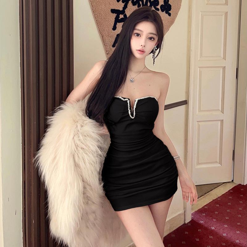 

Женское платье-бандаж Celebrity Heavy Industry Diamond Top со складками и талией L