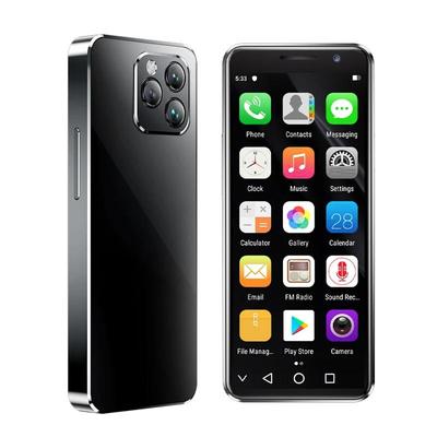 Telefon komórkowy SOYES XS16 Pro, 4 GB RAM 128 GB ROM Duża pamięć 4,0-calowy ekran dotykowy 2000 mAh Android 10 Ośmiordzeniowy 4G LTE Podwójna karta SIM Rozpoznawanie twarzy Mini smartfon