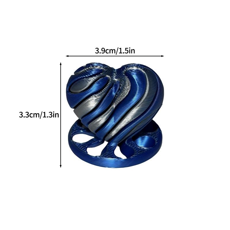 3d Printed Toys Desk Accessories Three-dimensional Pyramid Printed Spiral Cone Helix Screw Rotating Stress Relieving Spiral Cone