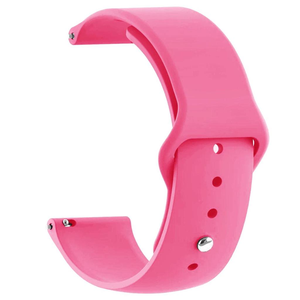 Universal Silicone Sport Watch Strap for 18/20/22mm Samsung Galaxy & Huawei