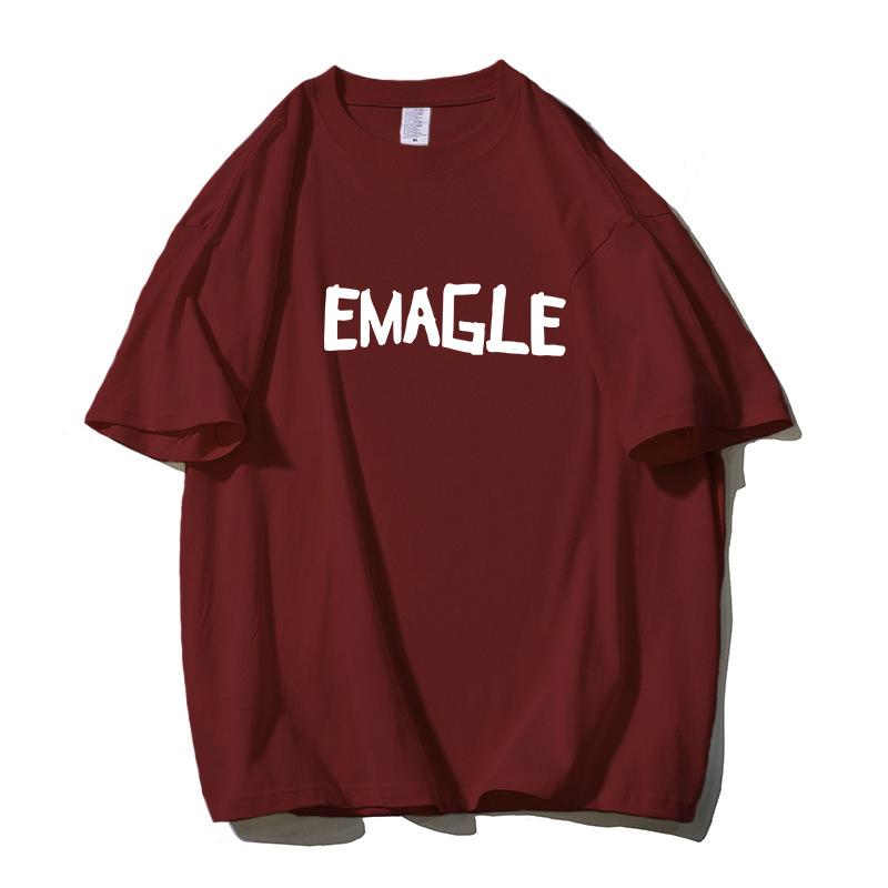 

Shellsuning большие хлопковые футболки с графическим рисунком женские летние мягкие футболки с короткими рукавами с буквенным принтом женские простые свободные базовые топы женские 3XL вино красного