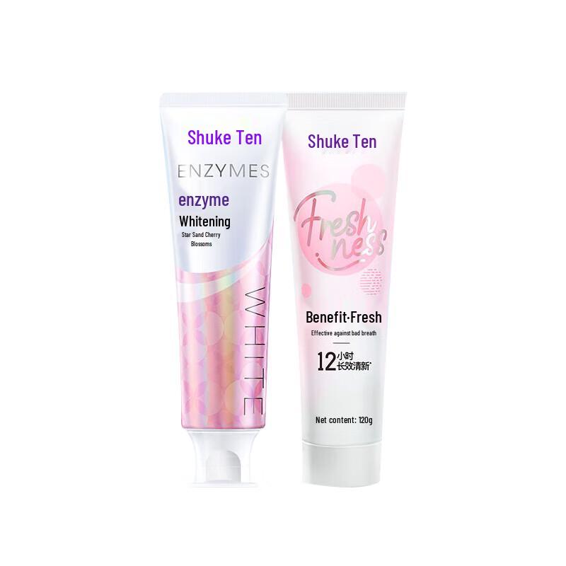 

SUCCODENT Enzyme Sakura & Probiotic Strawberry Toothpaste Combo (2x120g)